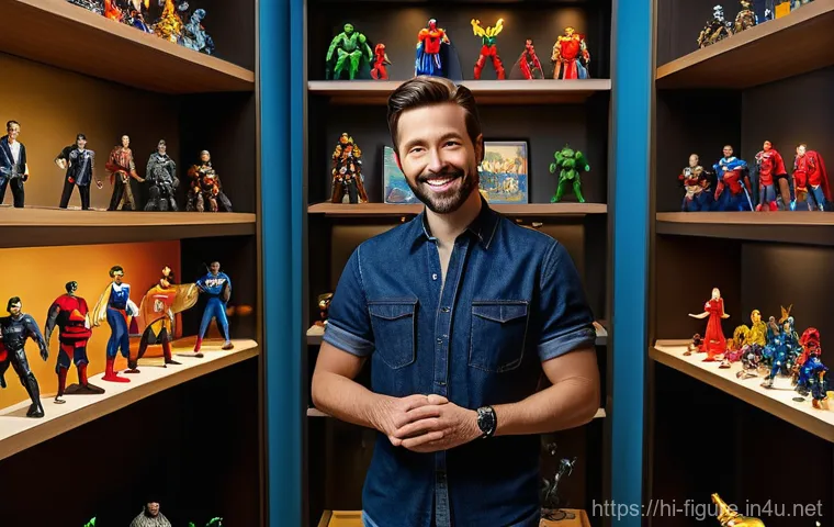 한정판 피규어의 실시간 시세 정보 - **Prompt: The Passionate Collector's Display**
    A vibrant, photorealistic image of a male collect...