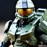 Home 19 게임 캐릭터 피규어 추천 - A highly detailed collectible figure of Master Chief from the Halo series, made of resin with intric...